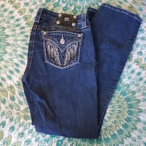 Miss Me Easy Straight Mid Rise Jeans